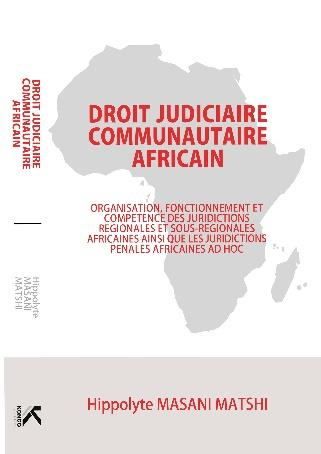 DROIT JUDICIAIRE COMMUNAUTAIRE
AFRICAIN